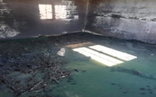 Malbatek li kampa Dareşikranê şewitîn