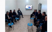 وفد من محلية تربه سبي يزور المنظمة الآثورية مهنئاً بأعياد الميلاد 