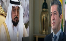 مسرور بارزاني يعزي بوفاة الشيخ خليفة بن زايد آل نهيان