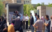  منظمة زاخو لـ PDK-S توزع سلات غذائية على لاجئي كوردستان سوريا